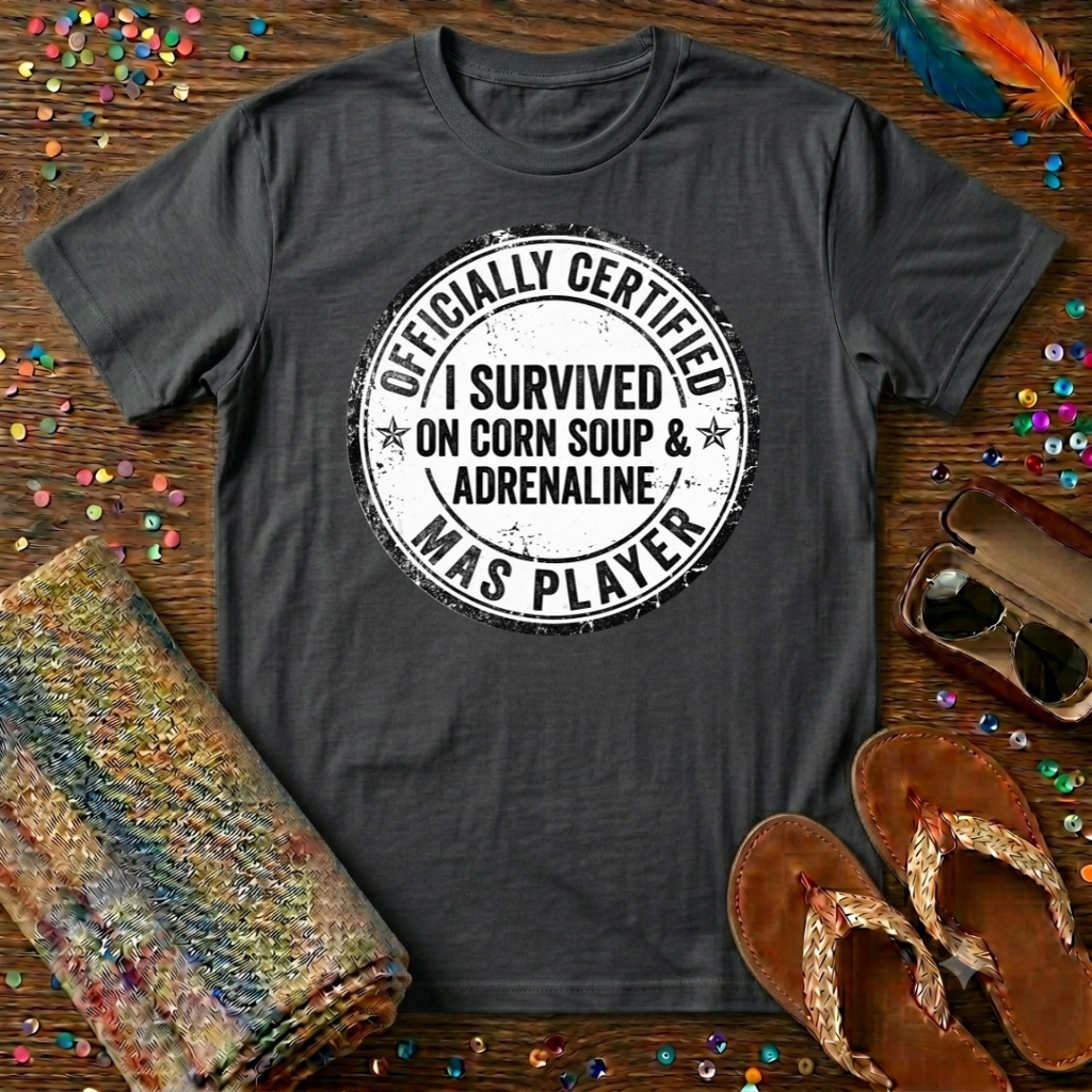I Survived On Corn Soup and Adrenaline T-Shirt