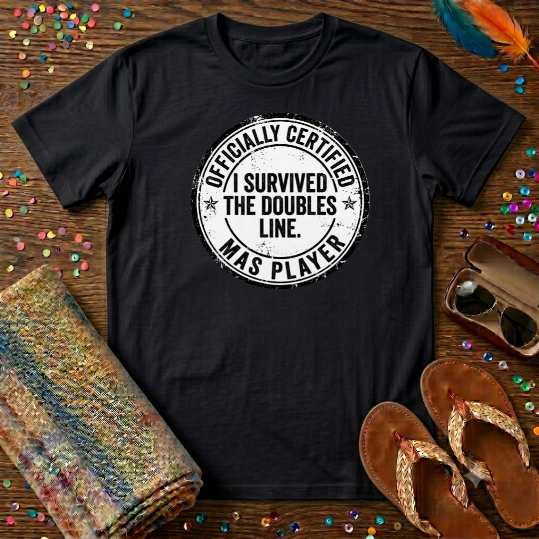 I Survived The Doubles Line T-Shirt