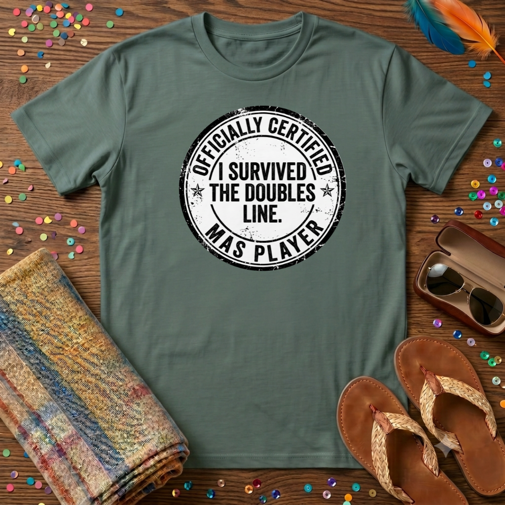 I Survived The Doubles Line T-Shirt