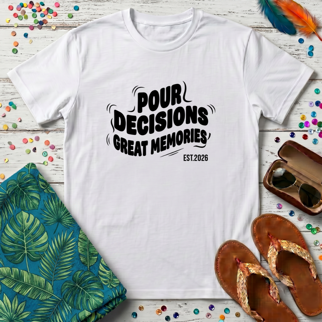 Pour Decisions Great Memories T-Shirt