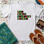 Eat Sleep Play Mas Repeat T-Shirt