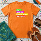 Eat Sleep Play Mas Repeat T-Shirt