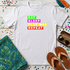 Eat Sleep Play Mas Repeat T-Shirt