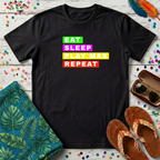 Eat Sleep Play Mas Repeat T-Shirt