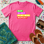 Eat Sleep Play Mas Repeat T-Shirt