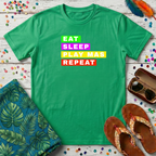 Eat Sleep Play Mas Repeat T-Shirt