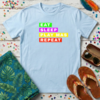 Eat Sleep Play Mas Repeat T-Shirt