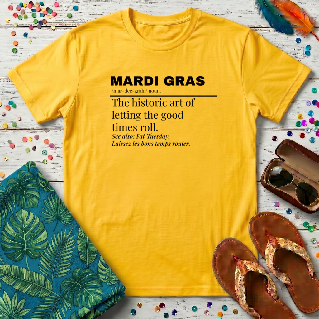 Mardi Gras Definition T-Shirt