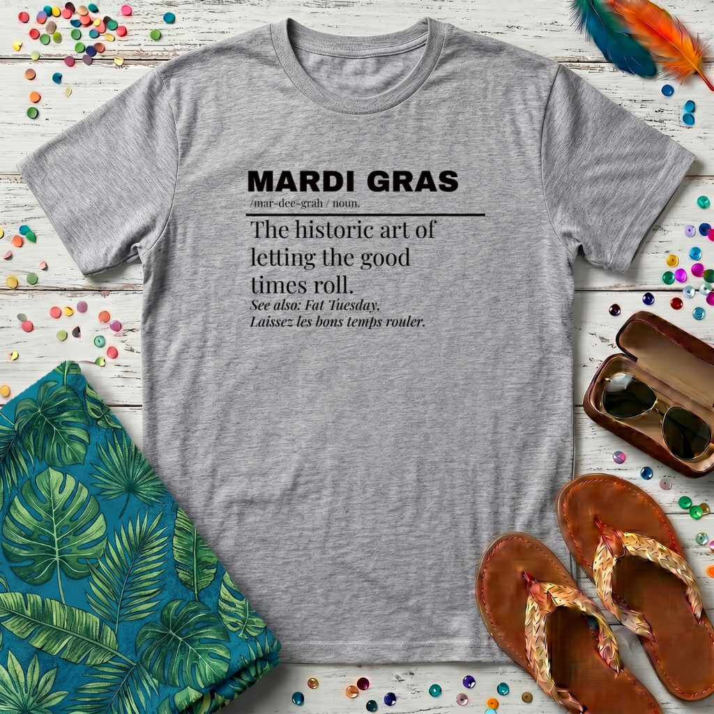 Mardi Gras Definition T-Shirt