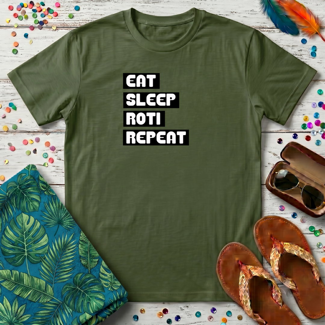 Eat Sleep Roti Repeat T-Shirt