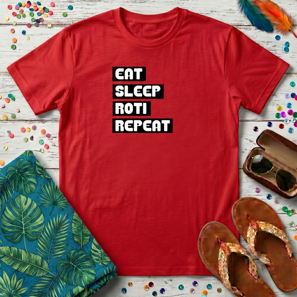 Eat Sleep Roti Repeat T-Shirt