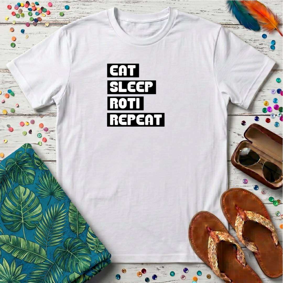 Eat Sleep Roti Repeat T-Shirt