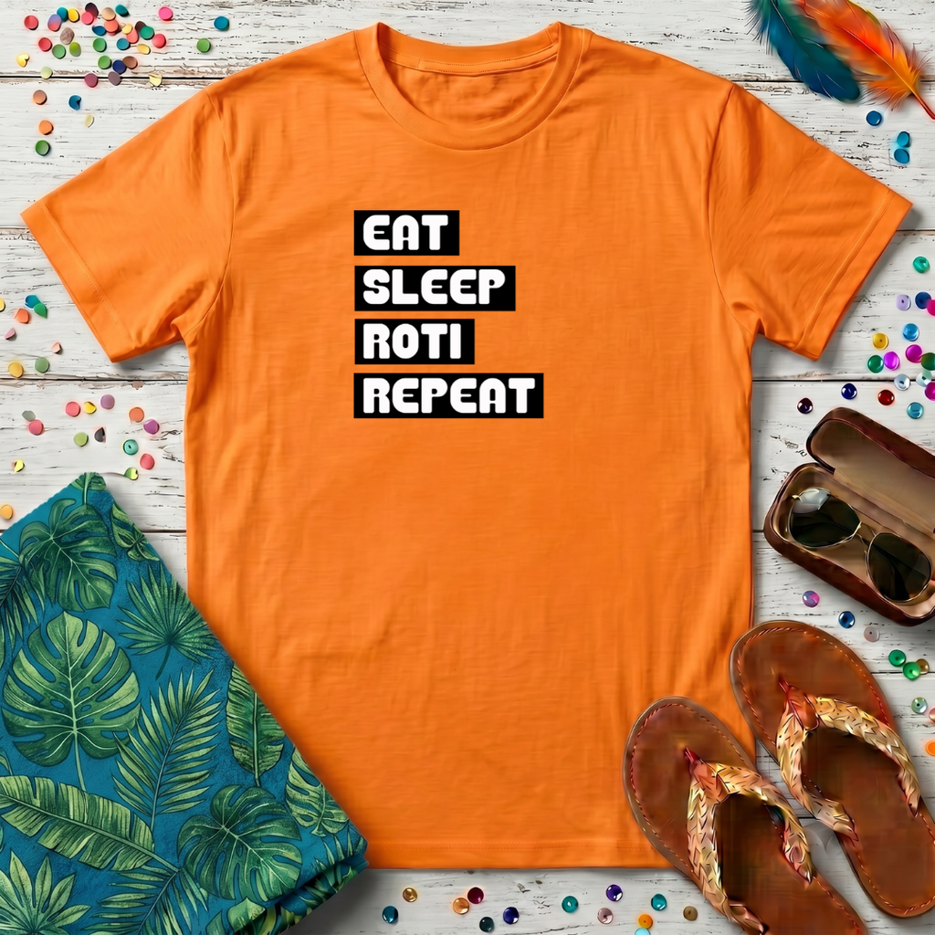 Eat Sleep Roti Repeat T-Shirt